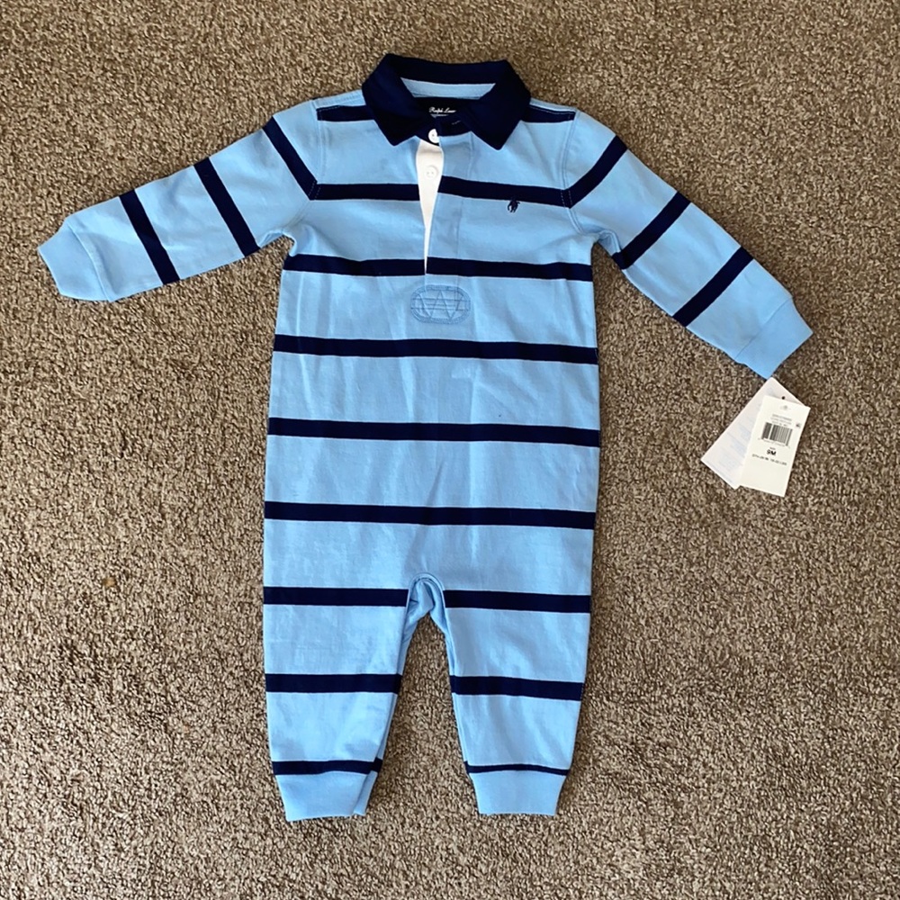 Baby boy Ralph Lauren romper onesie